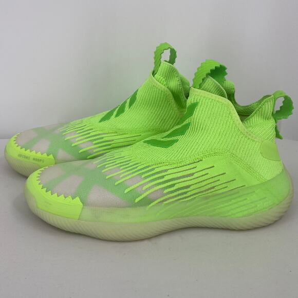 Adidas Boost N2xt L3v3l Florescent Green Basketball Sneakers Size 8.5 main image 10